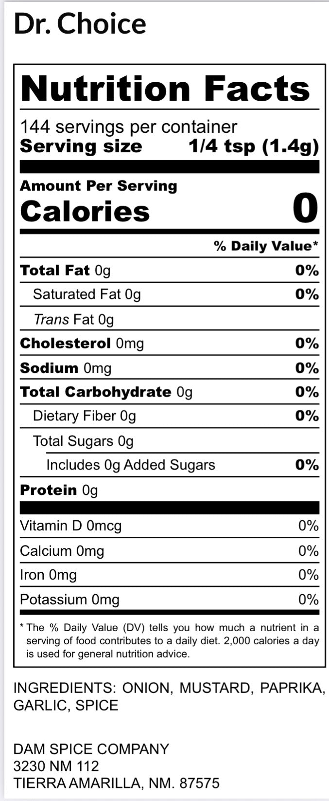 Doctors Choice (No Salt)