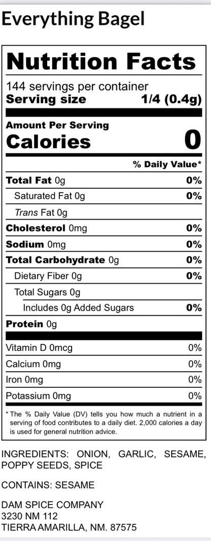 Everything Bagel Sample