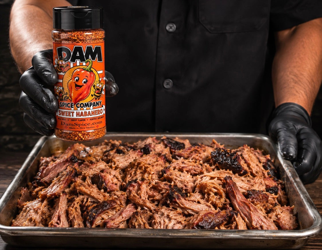 Load video: Watch us add two of our favorite seasonings to smoked pork butt.